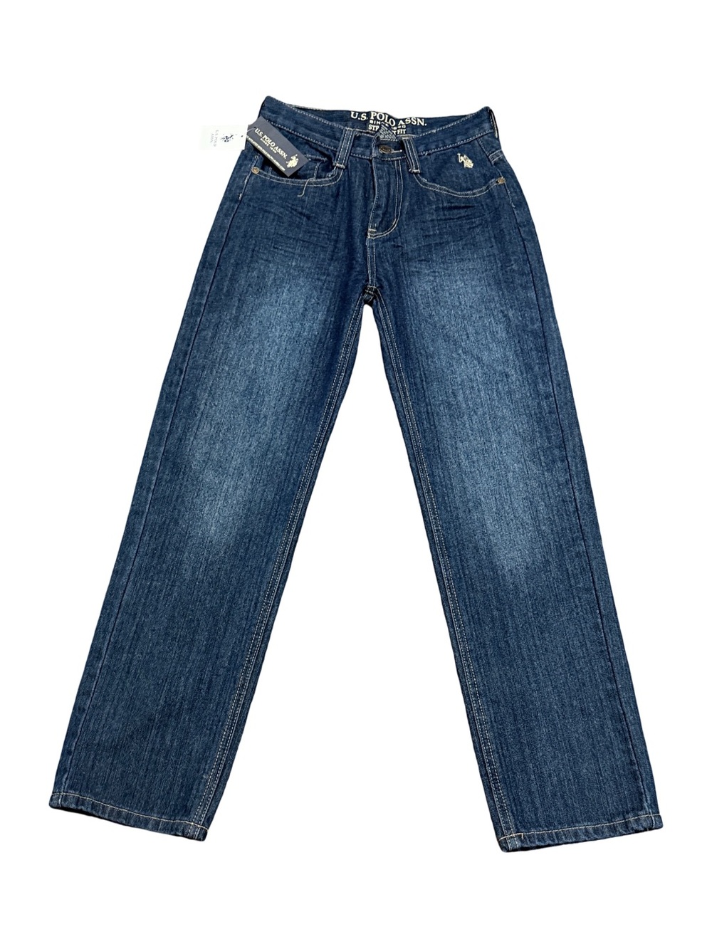 NWT GIRLS U.S. Polo Assn. Straight Leg Jeans - Indigo Blue